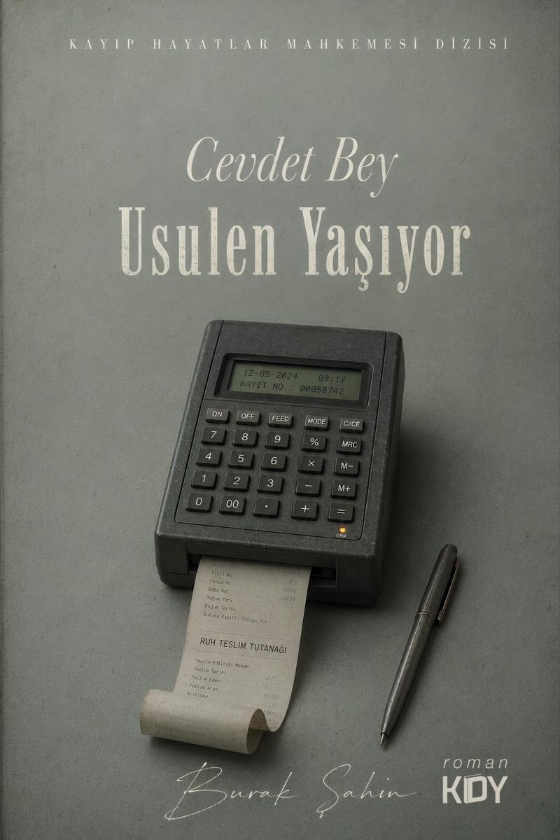 Cevdet Bey Usulen Yaşıyor romanı kitap kapağı - Burak Şahin